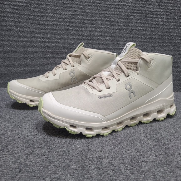 Once We Were Warriors Shoes - On Cloudroam Women's Sz 7 Ice Limelight Waterproof Running Shoes 3WD30071518